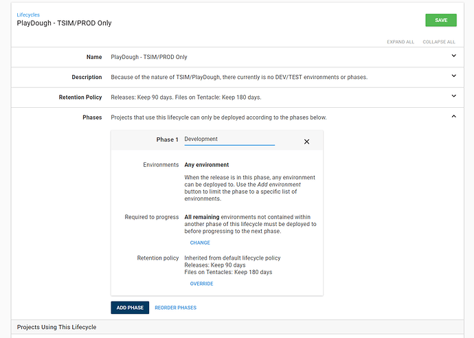 Lifecycle create/edit permission - Modelling - Octopus Deploy